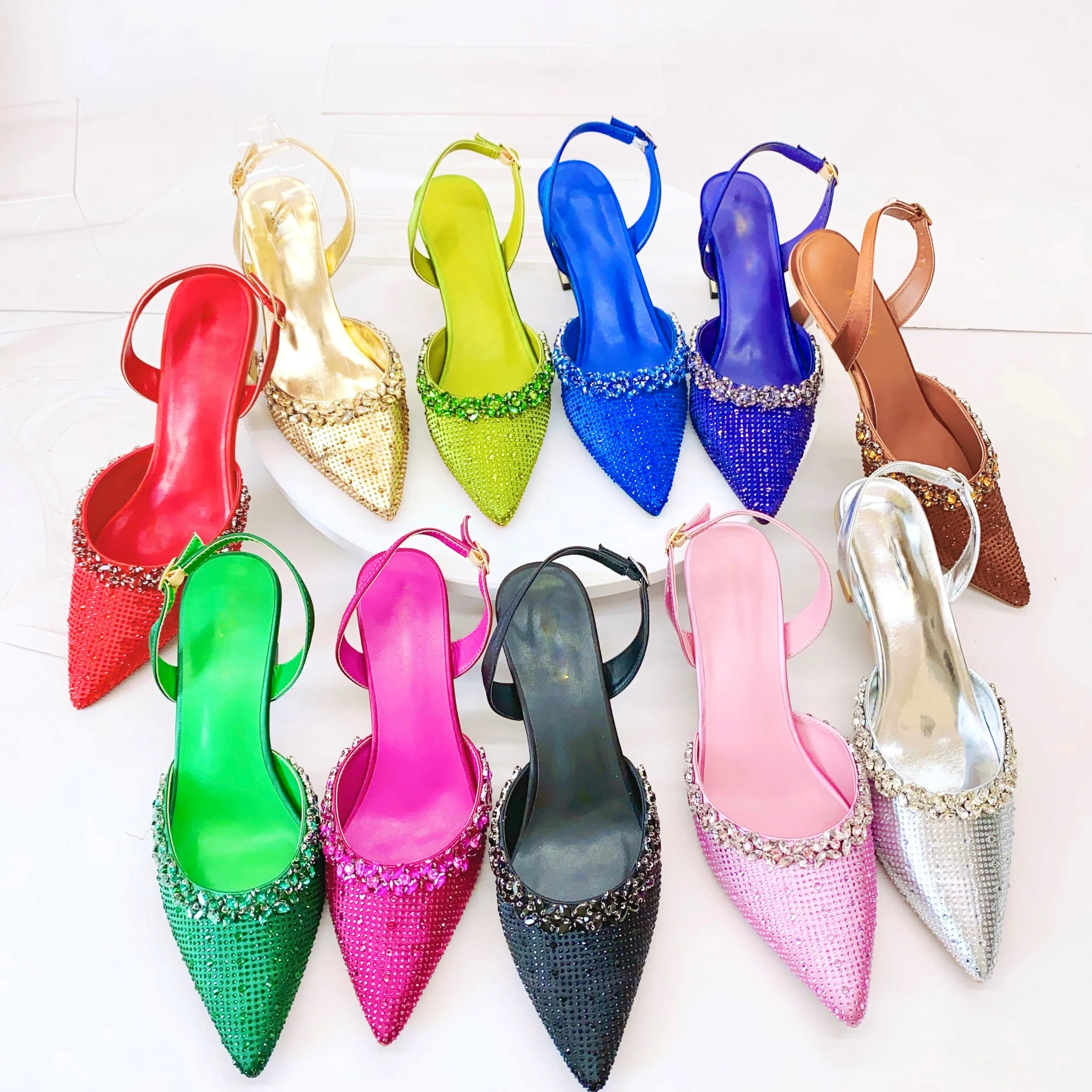 LNATISNOVA Red Color Rhinestones high heel shoes And Bag Fashion Style Pointed-Toe Sandal For Women Luxury Wedding Party Sandals
LNATISNOVA Red Color Rhinestones high heel shoes And Bag Fashion Style Pointed-Toe Sandal For Women Luxury Wedding Party Sandals