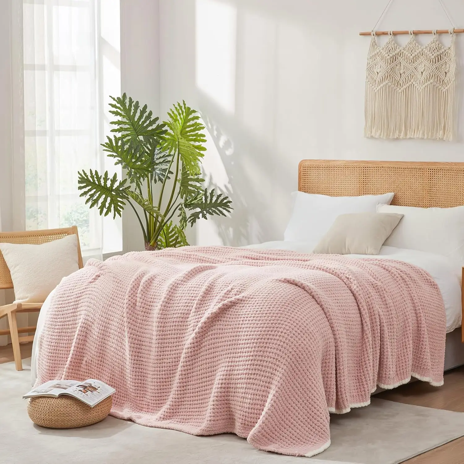 Розовое вафельное одеяло размера Queen, 90x90 дюймов, двустороннее мягкое одеяло из микрофибры для женщин, подарки на день рождения
Розовое вафельное одеяло размера Queen, 90x90 дюймов, двустороннее мягкое одеяло из микрофибры для женщин, подарки на день рождения