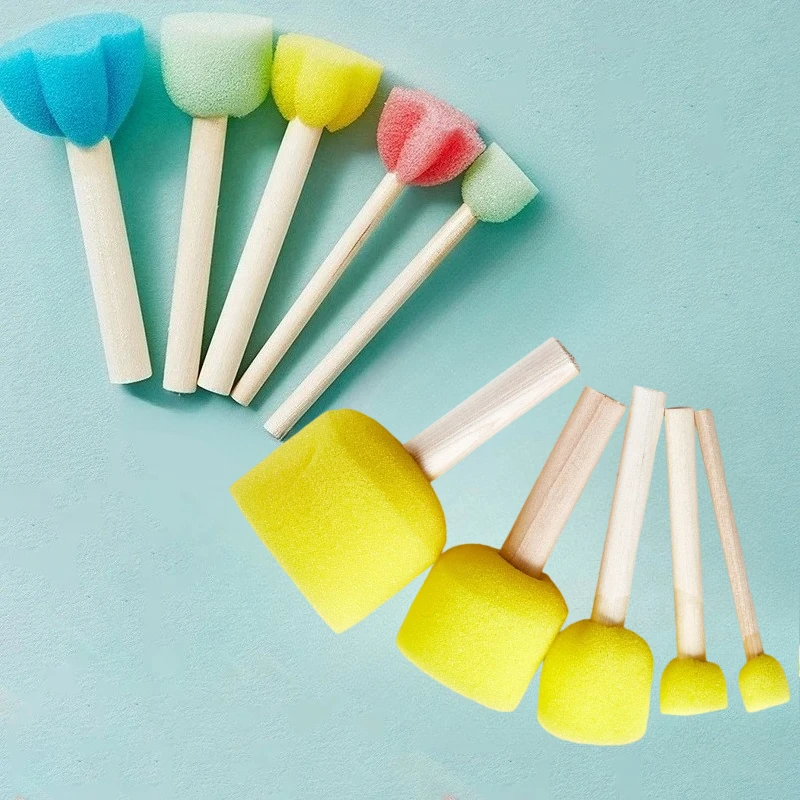 5/10 шт. губчатая кисть с грибовидной головкой, деревянная ручка для штамповки искусства, инструмент для рисования текстурой для поделок своими руками
5/10 шт. губчатая кисть с грибовидной головкой, деревянная ручка для штамповки искусства, инструмент для рисования текстурой для поделок своими руками