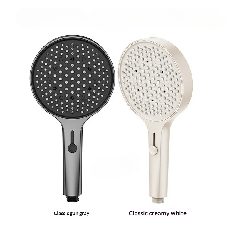 Boosted Silicone Shower Head, 4 Functions Large Panel Stepless Adjustment One-click Water Stop Shower Head for Bathroom
Boosted Silicone Shower Head, 4 Functions Large Panel Stepless Adjustment One-click Water Stop Shower Head for Bathroom