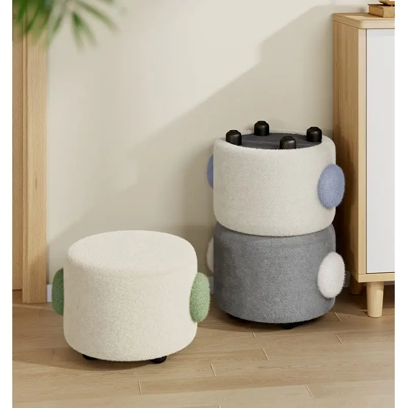 Children's Small Stool Home Lamb Fleece Small Bench Living Room Creative Cartoon Cute Door Shoe Stool
Children's Small Stool Home Lamb Fleece Small Bench Living Room Creative Cartoon Cute Door Shoe Stool