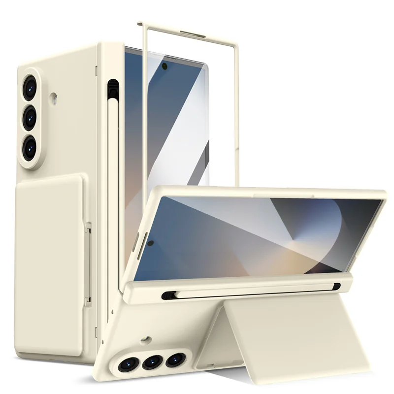 Hinge Wallet Card Slot Bracket Phone Case For Samsung Galaxy Z Fold 8Ultra 7 6 5 With Screen Glass Protect Film S Pen Slot Cover
Hinge Wallet Card Slot Bracket Phone Case For Samsung Galaxy Z Fold 8Ultra 7 6 5 With Screen Glass Protect Film S Pen Slot Cover