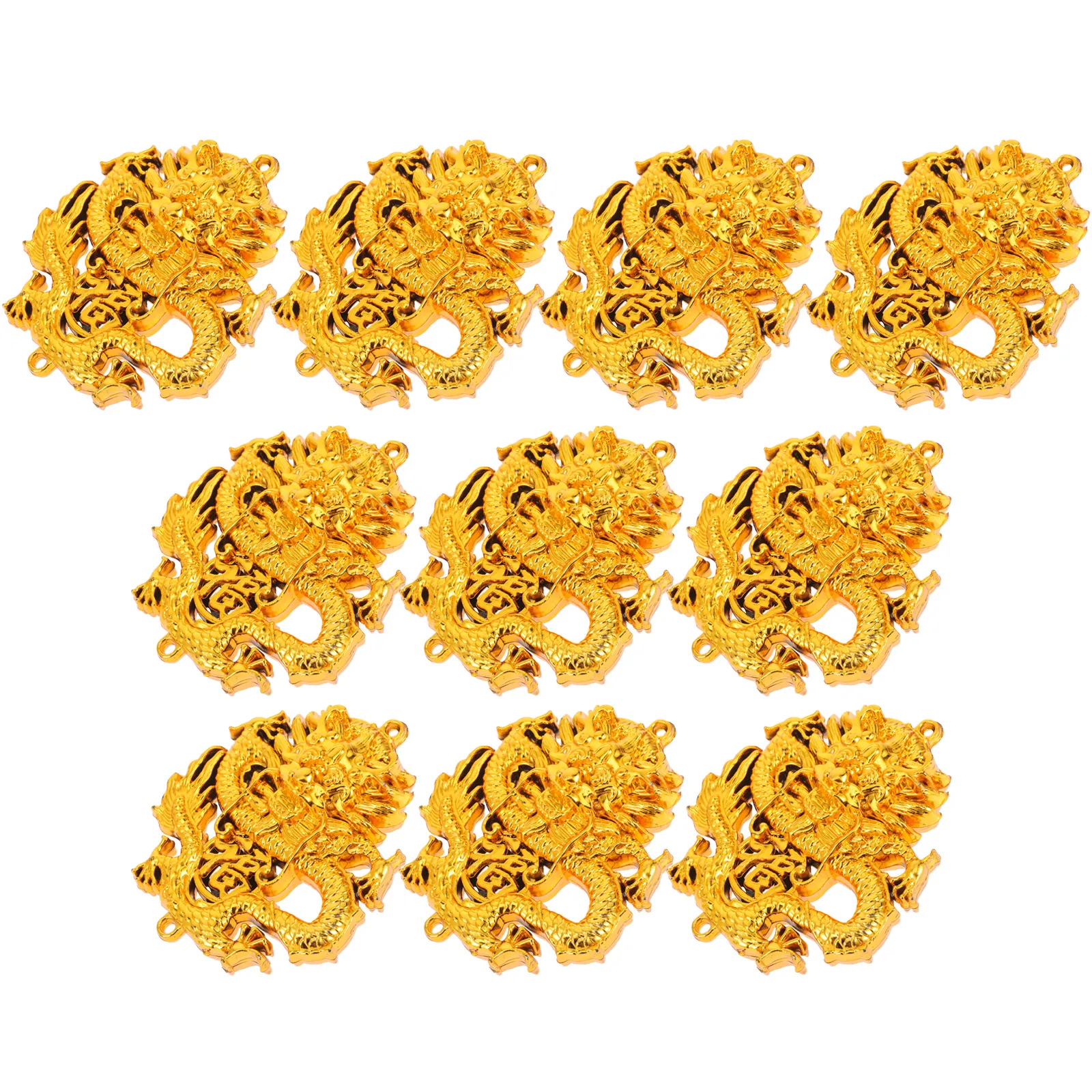 10 Pcs Golden Dragon Decoration Pendants Chinese Hanging Ornament Charm New Year Spring Festival
10 Pcs Golden Dragon Decoration Pendants Chinese Hanging Ornament Charm New Year Spring Festival