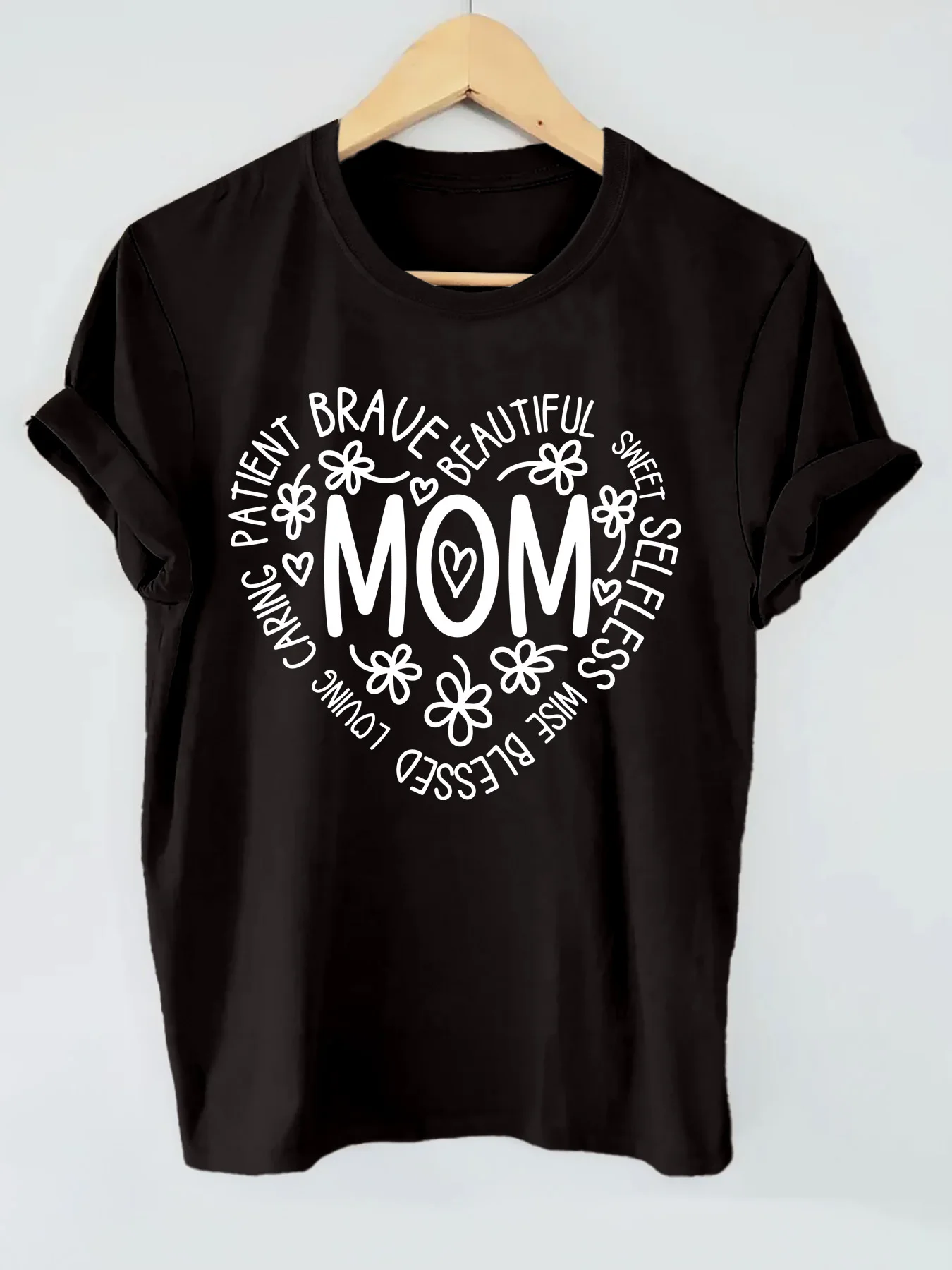 Heart Graphic Print T-Shirt, Short Sleeve Crew Neck Casual Top for Summer & Spring, Women'S Clothing
Heart Graphic Print T-Shirt, Short Sleeve Crew Neck Casual Top for Summer & Spring, Women'S Clothing