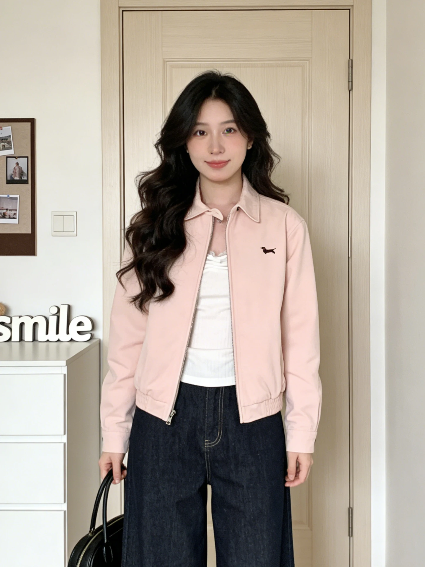 Loose ort Jaet Women's Spring 2026 Korean Sle Pink Dachund Dog Collar Casual Outerwear Commute Sle Loose Fit
Loose ort Jaet Women's Spring 2026 Korean Sle Pink Dachund Dog Collar Casual Outerwear Commute Sle Loose Fit