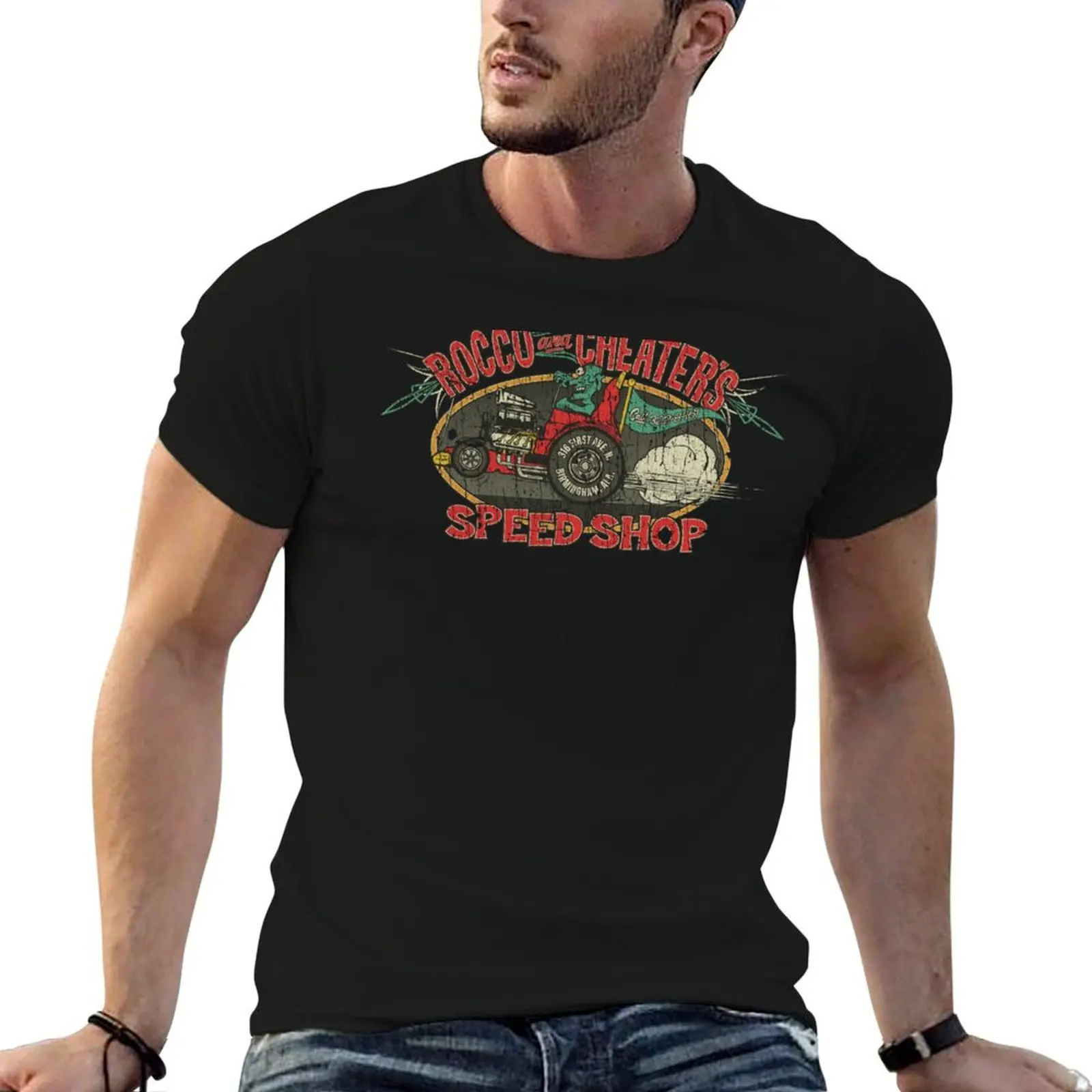 Rocco & Cheater's Speed Shop 1944 T-Shirt t shirt personalised t shirt man designer T-Shirt
Rocco & Cheater's Speed Shop 1944 T-Shirt t shirt personalised t shirt man designer T-Shirt