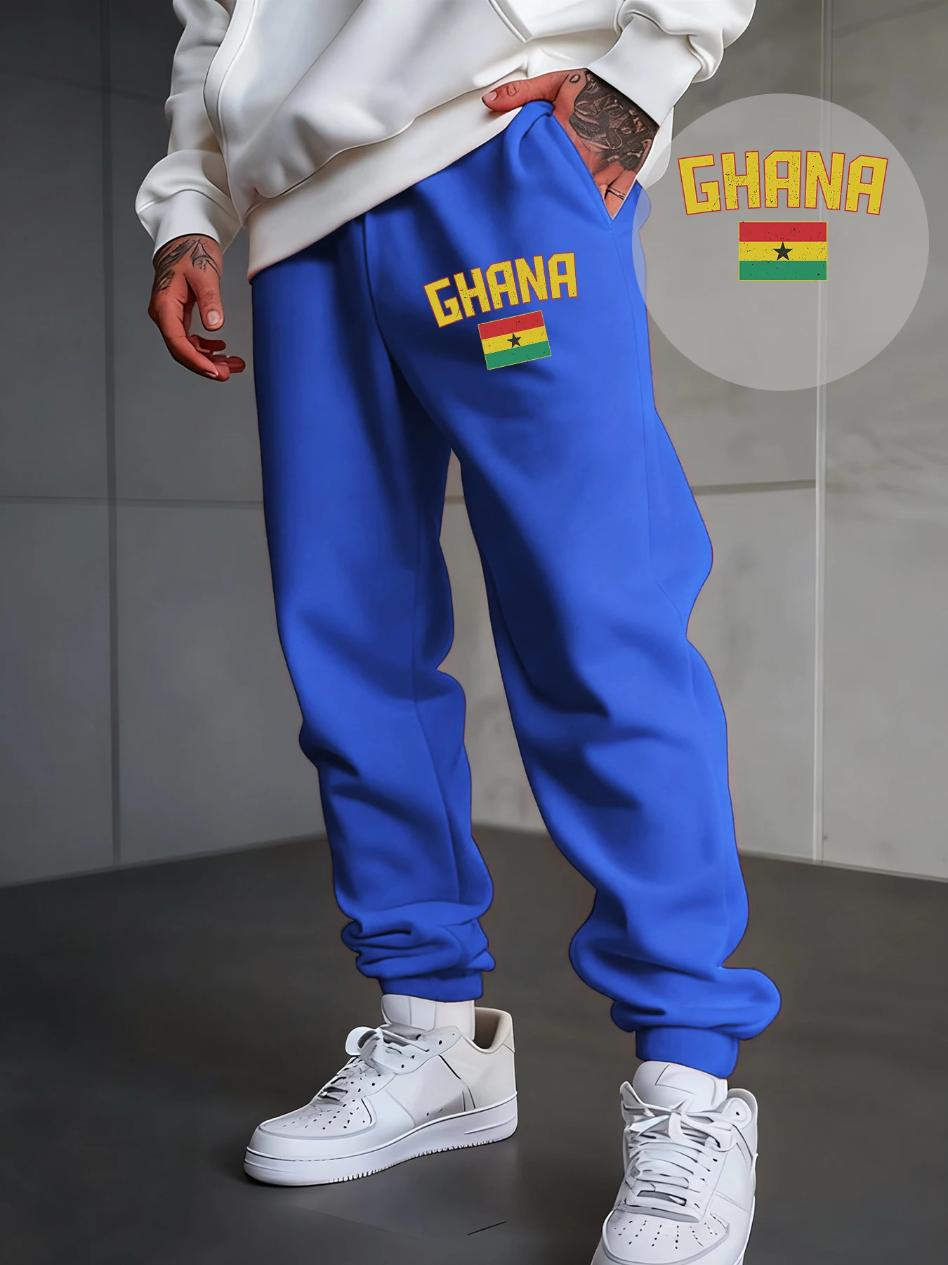 Ghana Letter Creative And Flag Printed Men Jogging Pants Fleece Autumn Trousers Drawstring All-Match Sweatpants Hip Hop Pant
Ghana Letter Creative And Flag Printed Men Jogging Pants Fleece Autumn Trousers Drawstring All-Match Sweatpants Hip Hop Pant