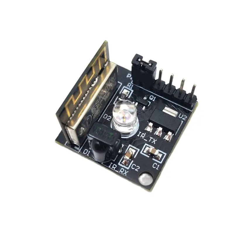 ESP8285 инфракрасный прием и передающий модуль дистанционного управления Wi-Fi, обучающая плата для разработки модуля
ESP8285 инфракрасный прием и передающий модуль дистанционного управления Wi-Fi, обучающая плата для разработки модуля