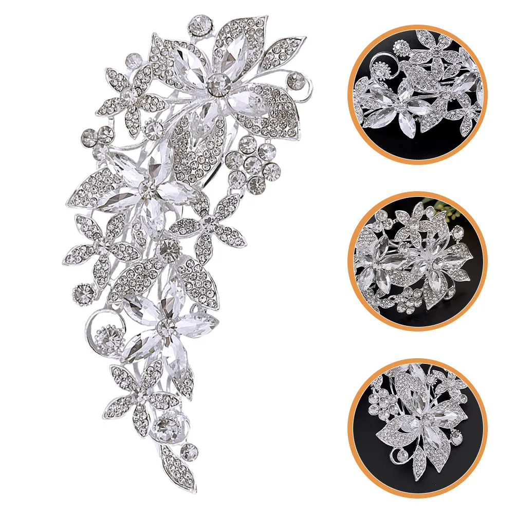 Elegant Bridal Rhinestone Wedding Hair Comb for Brides Bridesmaids Prom Party Hair Pieces Side Comb Accessories
Elegant Bridal Rhinestone Wedding Hair Comb for Brides Bridesmaids Prom Party Hair Pieces Side Comb Accessories