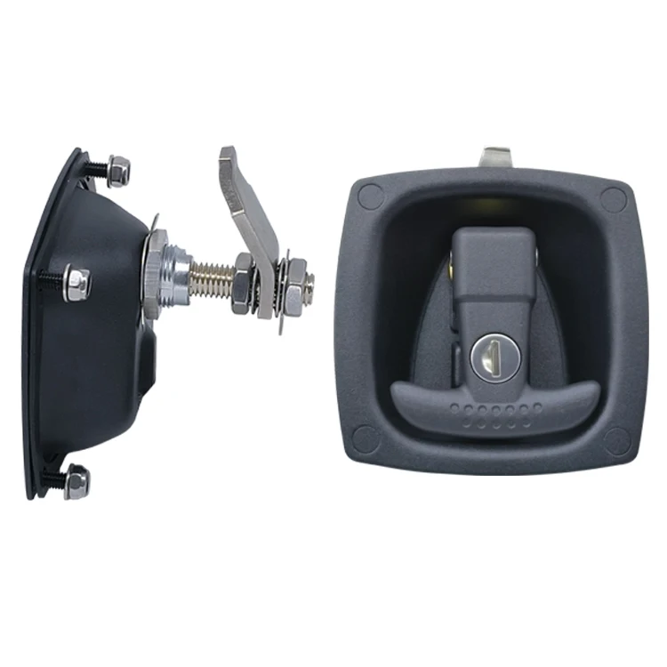 Hot Sale Black RV Entrance Door Lock Camper Trailer Latches and Hatch Lock Body Parts for Caravans Campers Hot Sale Accessory
Hot Sale Black RV Entrance Door Lock Camper Trailer Latches and Hatch Lock Body Parts for Caravans Campers Hot Sale Accessory