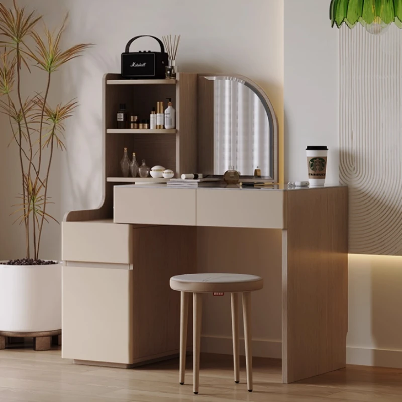 Cream wind dresser retractable rock slab makeup table vanity Dressing table desk dressers Toiletries dresser Bedroom Furniture
Cream wind dresser retractable rock slab makeup table vanity Dressing table desk dressers Toiletries dresser Bedroom Furniture