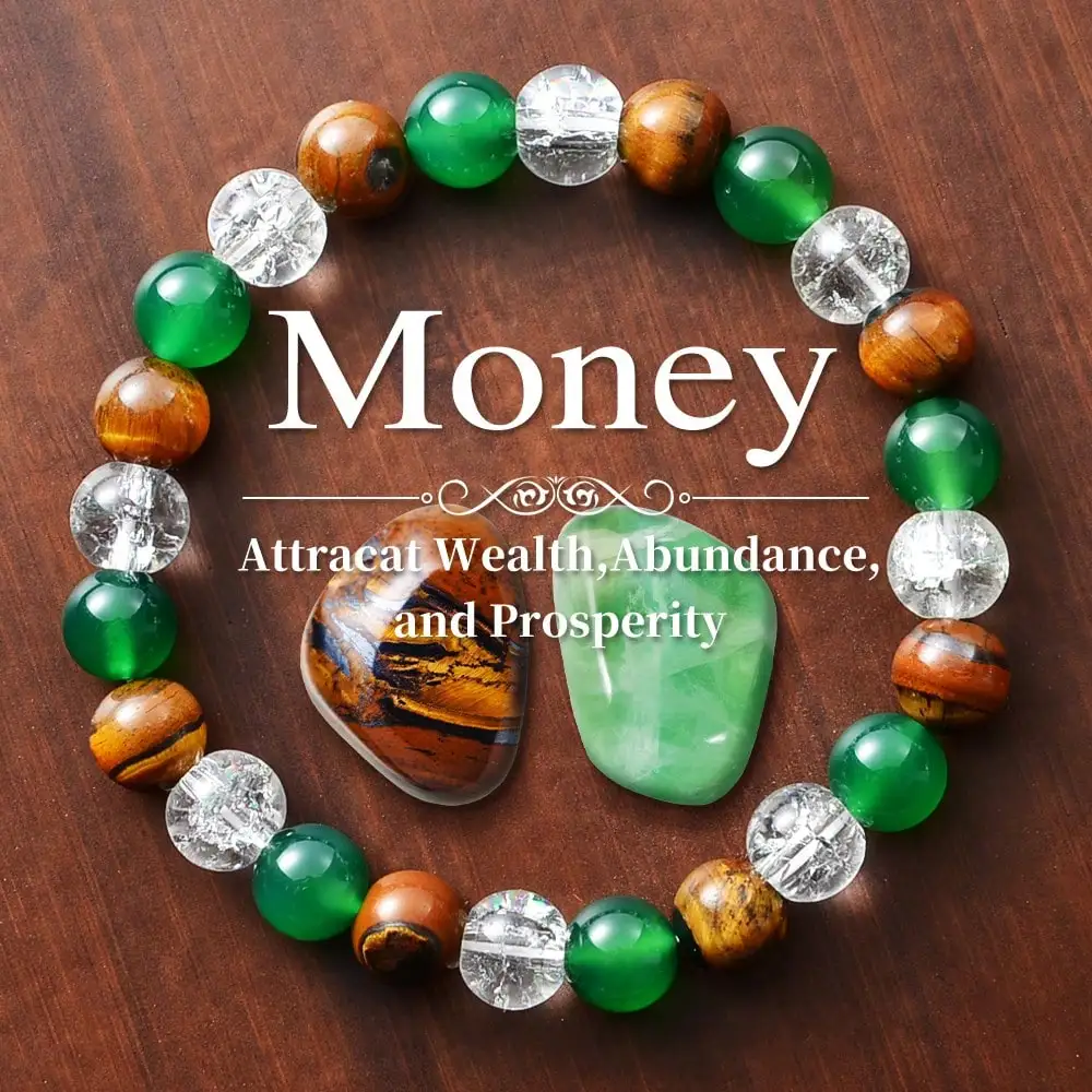 3PCS/Set Money Bracelet With Green Aventurine Tiger Eye- Lucky Bracelet - Attract Wealth, Abundance, & Prosperity - Green Aventurine -Tiger Eye
3PCS/Set Money Bracelet With Green Aventurine Tiger Eye- Lucky Bracelet - Attract Wealth, Abundance, & Prosperity - Green Aventurine -Tiger Eye