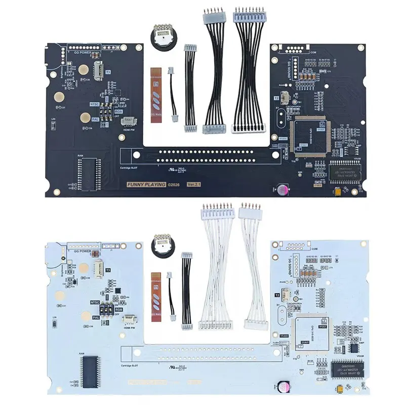 New Enhanced Replacement Motherboard (Single-Chip) With Colorful RGB Lights Without CPU For GAMEGEAR GG Gaming Console
New Enhanced Replacement Motherboard (Single-Chip) With Colorful RGB Lights Without CPU For GAMEGEAR GG Gaming Console