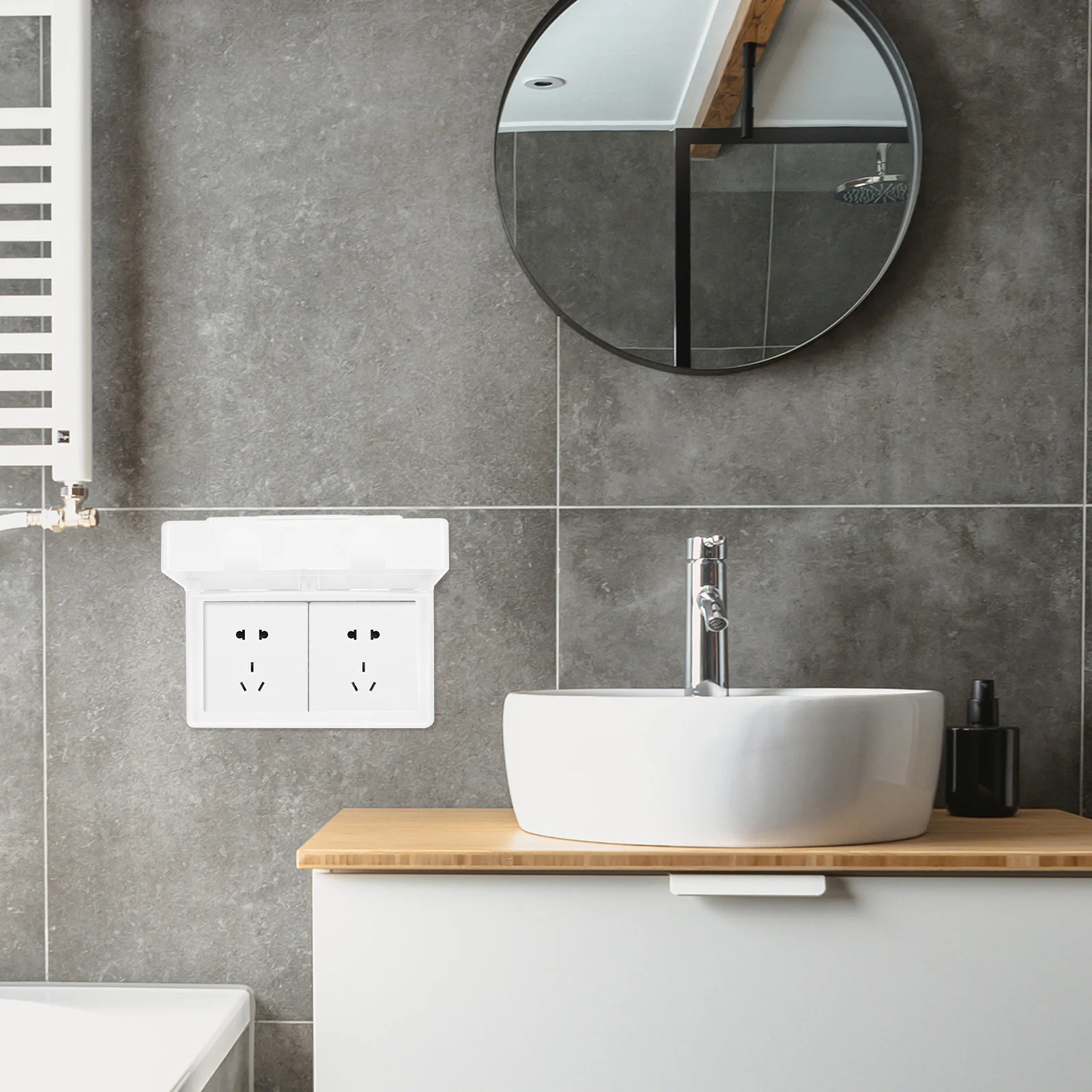 Plastic Waterproof Outlet Cover for Outdoor Electrical Outlets Adhesive Installation Receptacle Protector Weatherproof Socket
Plastic Waterproof Outlet Cover for Outdoor Electrical Outlets Adhesive Installation Receptacle Protector Weatherproof Socket