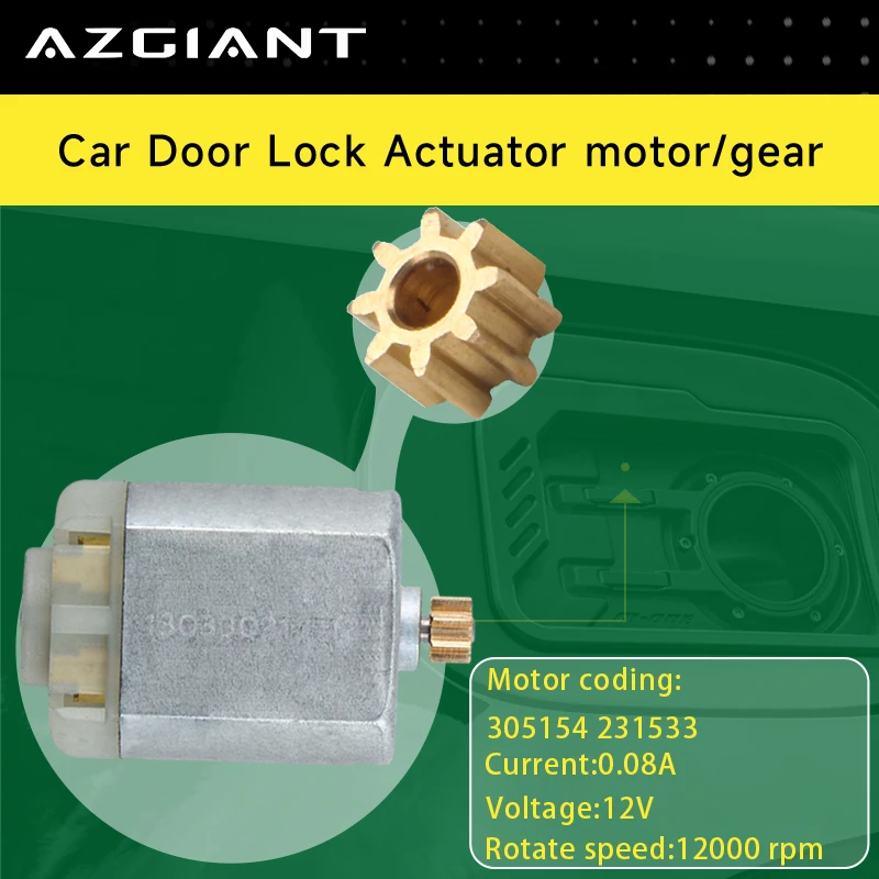 305154 231533 Car Fuel Gas Tank Filler Door Cap Latch Actuator Motor 8 Teeth Gear For Vauxhall/Opel Mokka MK1 Brand New Car Part
305154 231533 Car Fuel Gas Tank Filler Door Cap Latch Actuator Motor 8 Teeth Gear For Vauxhall/Opel Mokka MK1 Brand New Car Part
