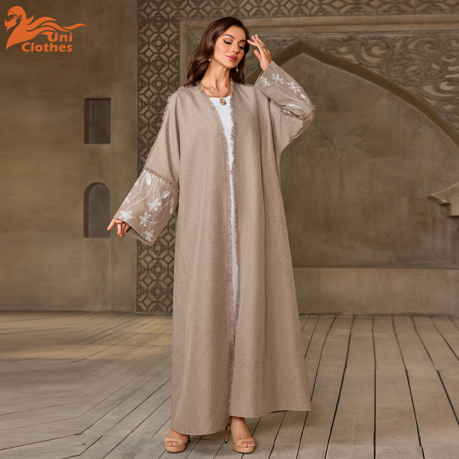 UNI Ramadan Eid Taseel Abaya Dubai Luxury Muslim Kimono Dress Kebaya Open Abayas For Women Marocain Robe Femme Musulmane
UNI Ramadan Eid Taseel Abaya Dubai Luxury Muslim Kimono Dress Kebaya Open Abayas For Women Marocain Robe Femme Musulmane