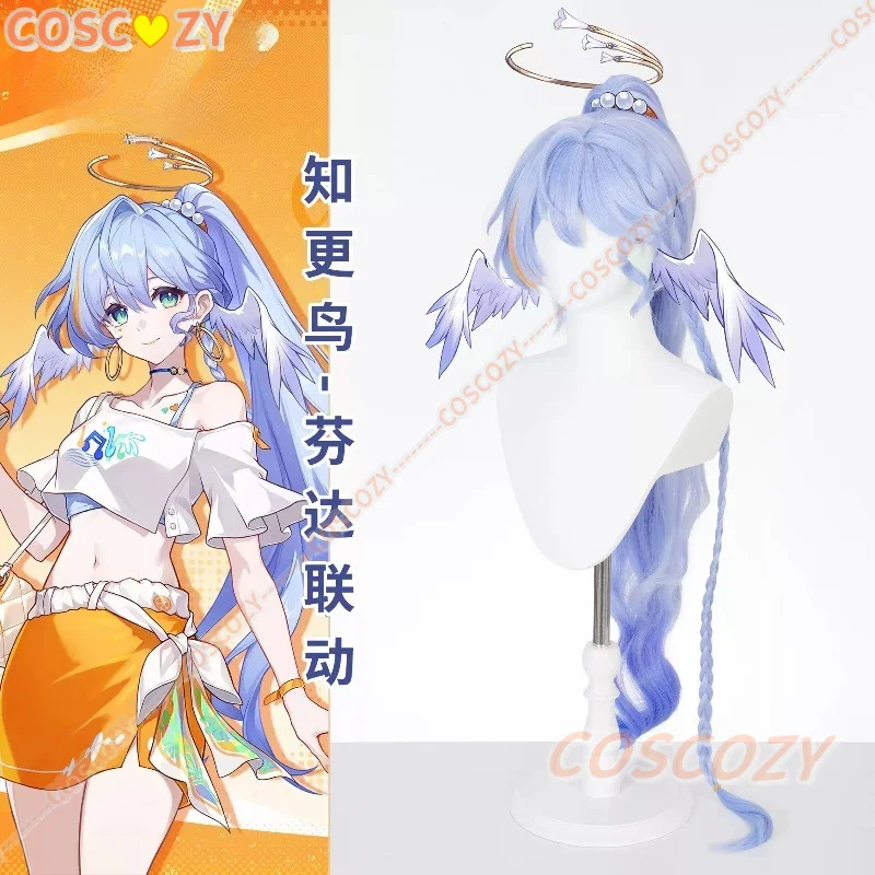 HSR Robin Cosplay Wig 100cm Long Blue Gradient Wig Cosplay Anime Cosplay Wigs Heat Resistant Synthetic Hair New Arrival
HSR Robin Cosplay Wig 100cm Long Blue Gradient Wig Cosplay Anime Cosplay Wigs Heat Resistant Synthetic Hair New Arrival