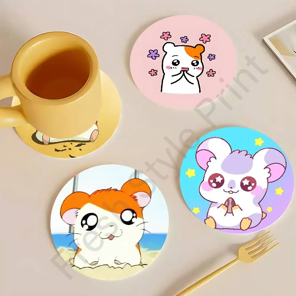 Cute H-Hamtaros Hamster Round Anime Wooden Coasters DIY Decorations Birthday Valentine Gifts
Cute H-Hamtaros Hamster Round Anime Wooden Coasters DIY Decorations Birthday Valentine Gifts