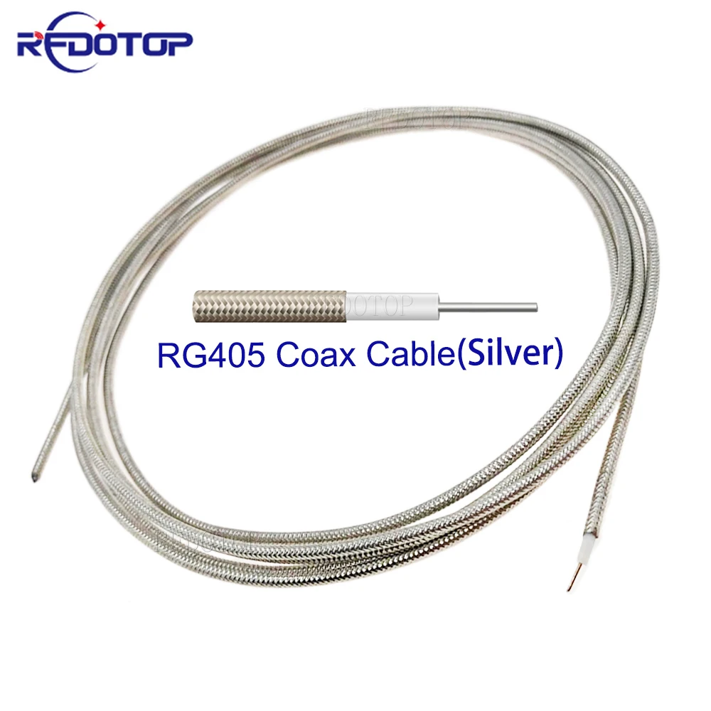 RG405 Coaxial Cable Connector Semi-rigid Flexible RG-405 0.086" Coax Pigtail 50cm/1m/2m/3m/4m or Customized
RG405 Coaxial Cable Connector Semi-rigid Flexible RG-405 0.086" Coax Pigtail 50cm/1m/2m/3m/4m or Customized