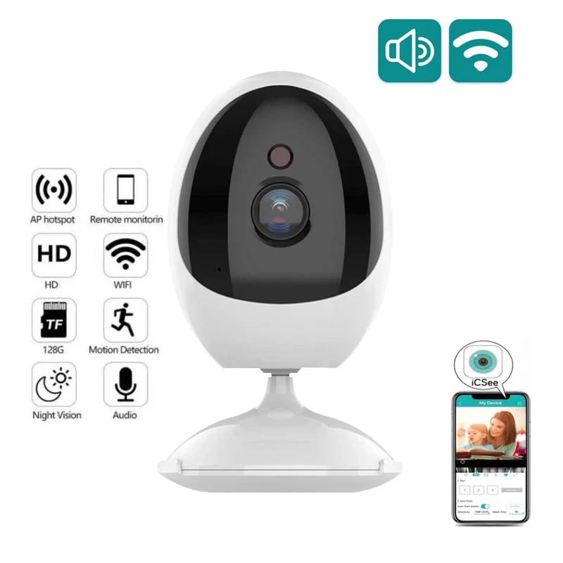 1080P 4MP Wifi Camera Indoor Mini Surveillance Camera For Baby Monitor Pet Video Record 2 Ways Audio Security Camera ICSEE APP
1080P 4MP Wifi Camera Indoor Mini Surveillance Camera For Baby Monitor Pet Video Record 2 Ways Audio Security Camera ICSEE APP