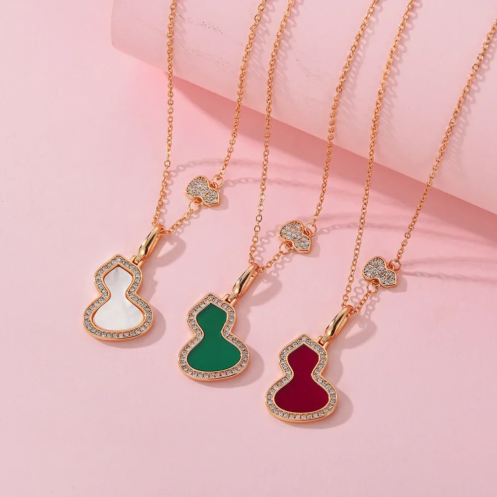 Lucky Gourd Necklace - Genuine Red Agate & Mother of Pearl Pendant Choker, Boho Chic Jewelry for Women
Lucky Gourd Necklace - Genuine Red Agate & Mother of Pearl Pendant Choker, Boho Chic Jewelry for Women