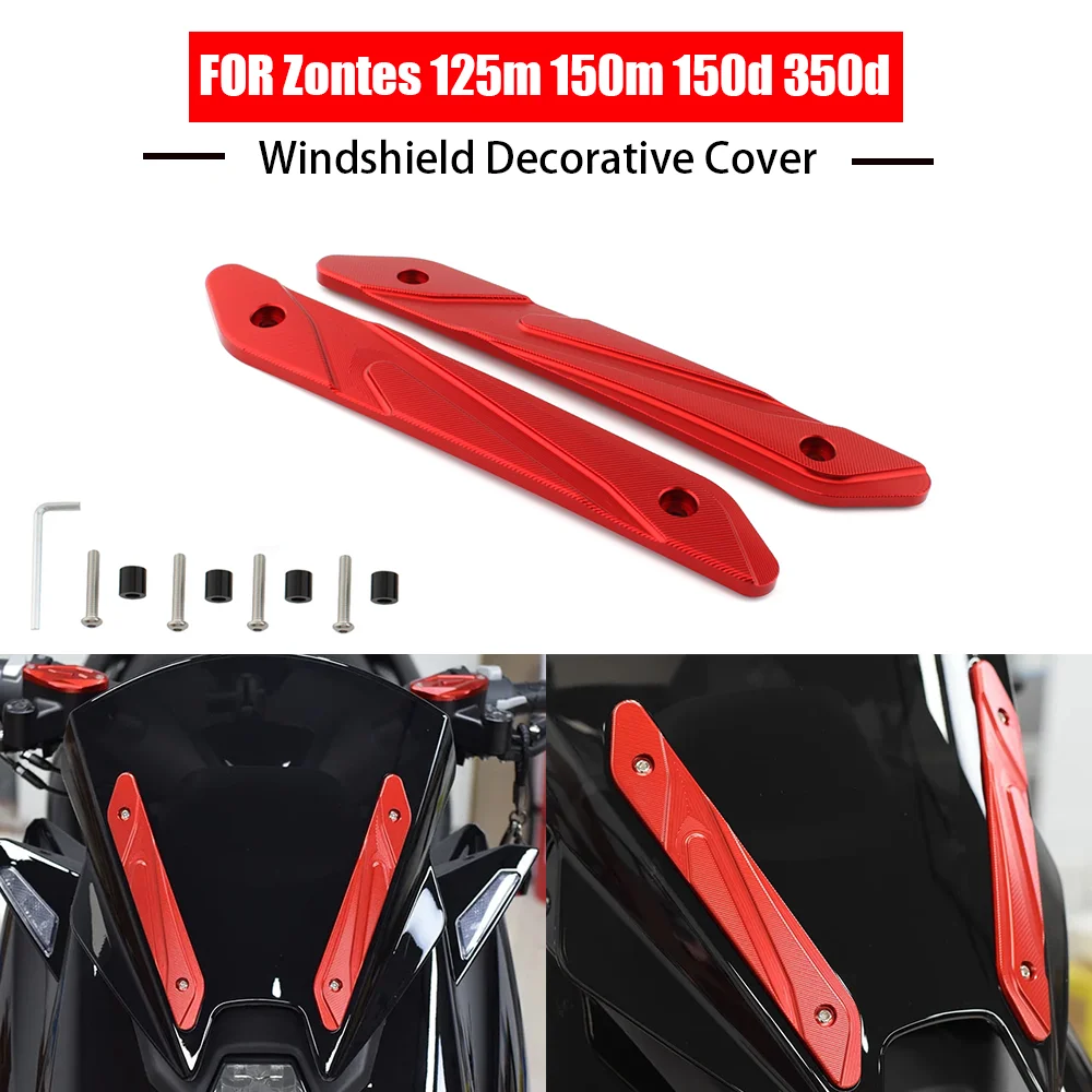 for Zontes 125m 150m 150D 310m 350D 350m Windshield Decorative Bracket Cover Windshield Decorative Cover Metal Coverage
for Zontes 125m 150m 150D 310m 350D 350m Windshield Decorative Bracket Cover Windshield Decorative Cover Metal Coverage