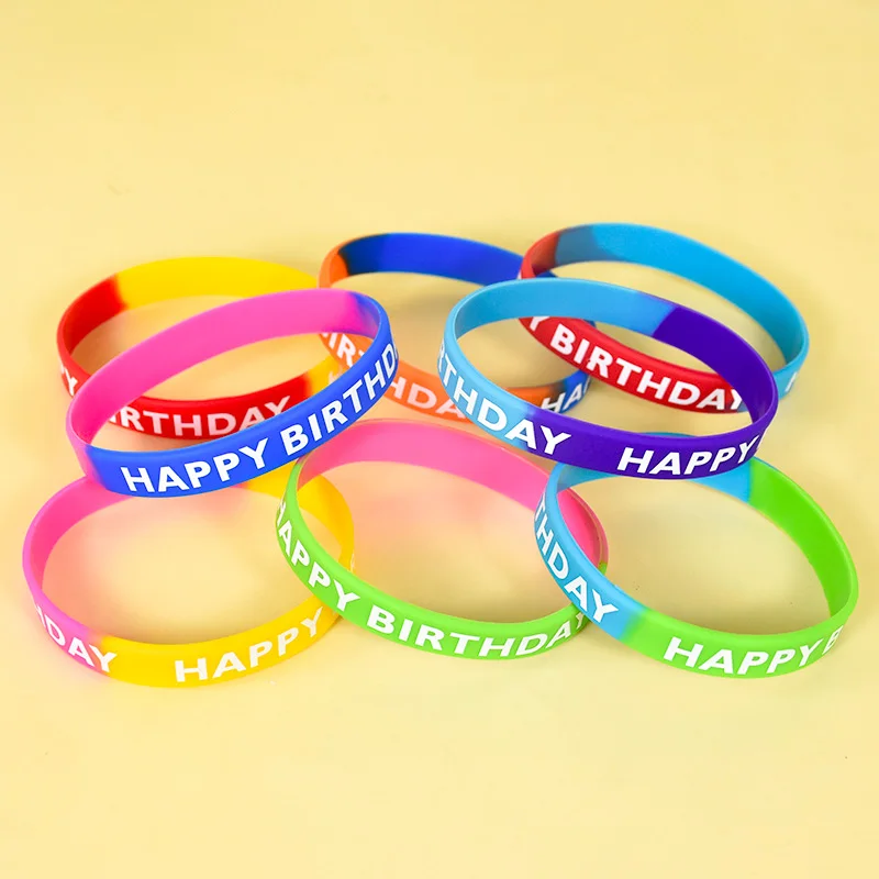 8pcs Happy Birthday Colorful Silicone Wristband Birthday Party Decorate Gift for Guest Boys Girls Birthday Party Decor Supplies
8pcs Happy Birthday Colorful Silicone Wristband Birthday Party Decorate Gift for Guest Boys Girls Birthday Party Decor Supplies