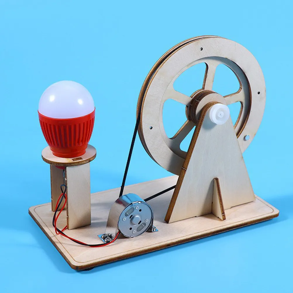 1Set Wooden Hand Generator DIY Assembly Creative Educational Kit for Children Science Electricity Experiment Hand Generator
1Set Wooden Hand Generator DIY Assembly Creative Educational Kit for Children Science Electricity Experiment Hand Generator