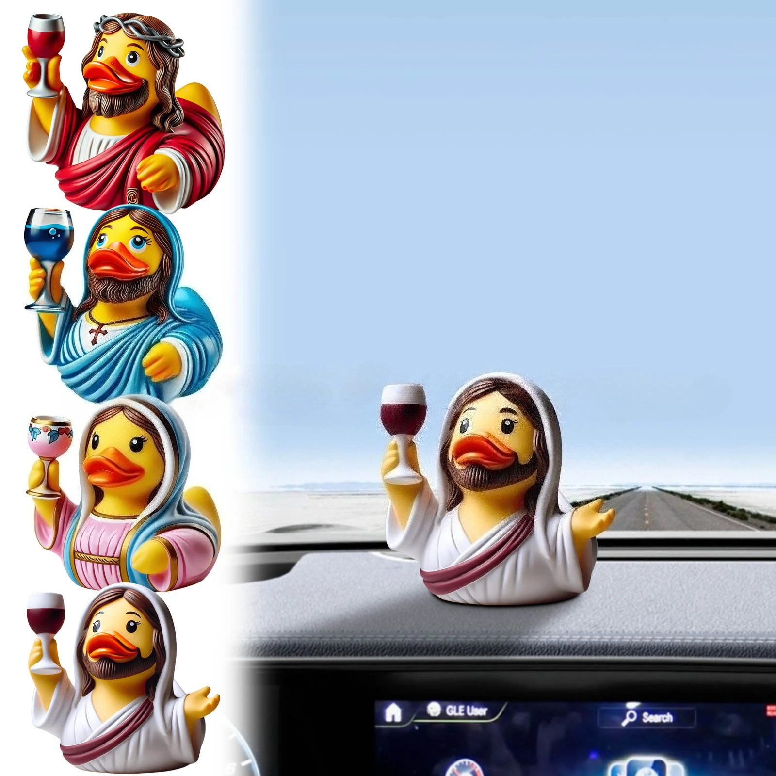 Creative Resin Jesus Duck Statue Funny Home Decor Anime Cartoon Figure Desktop Accessory Christian Gift
Creative Resin Jesus Duck Statue Funny Home Decor Anime Cartoon Figure Desktop Accessory Christian Gift