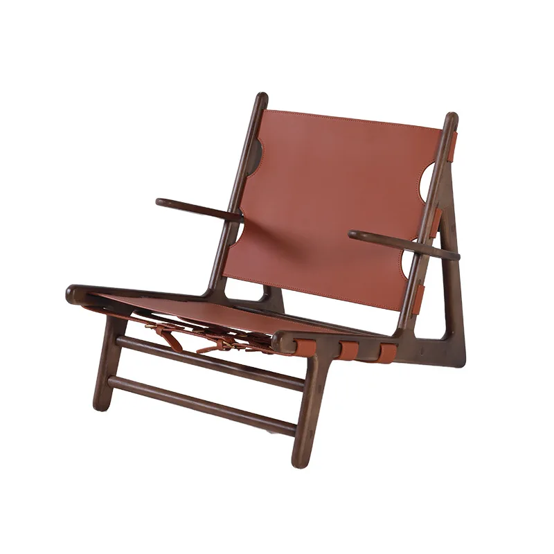 Nordic solid wood, saddle leather recliner creative, homestay medieval pewter chair, casual sofa chair
Nordic solid wood, saddle leather recliner creative, homestay medieval pewter chair, casual sofa chair