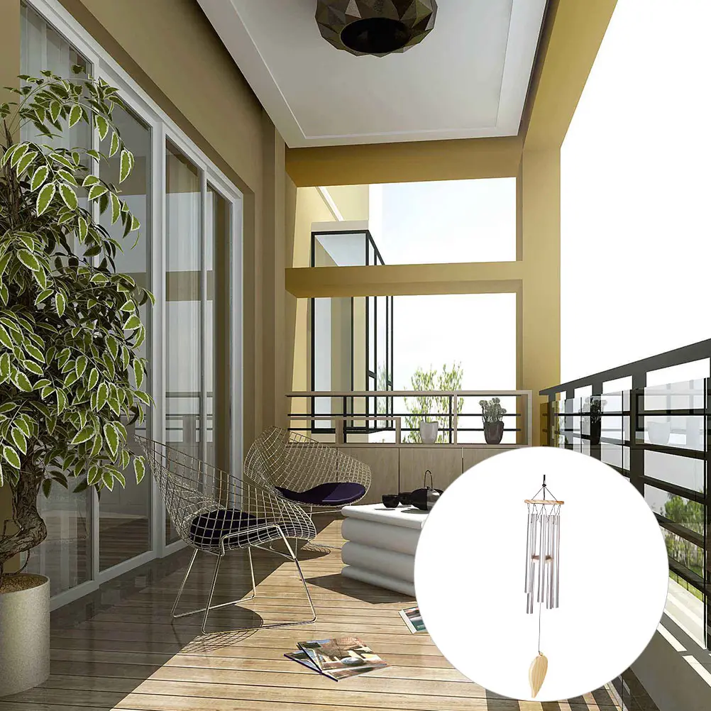 1pc Metal Wind 5 Tubes Solid Wood Aluminum High Quality Outdoor Garden Hanging Decor Wind Chime Pendant Commemorative Gift
1pc Metal Wind 5 Tubes Solid Wood Aluminum High Quality Outdoor Garden Hanging Decor Wind Chime Pendant Commemorative Gift