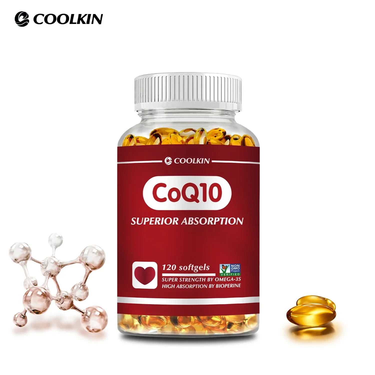 CoQ10 - Supports Healthy Heart and Cardiovascular Function, Improves Energy Endurance
CoQ10 - Supports Healthy Heart and Cardiovascular Function, Improves Energy Endurance