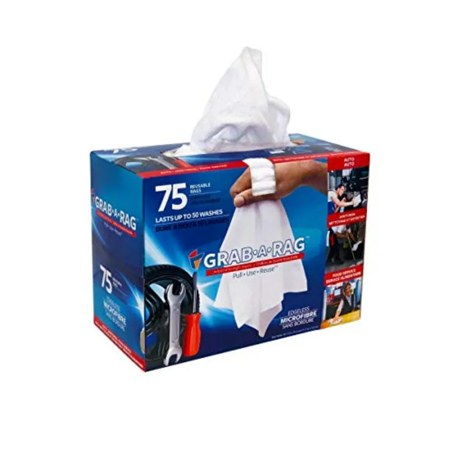 Grab•a•Rag Microfiber Cleaning Cloth, Soft Highly Absorbent Lint-Free Streak-Free Reusable Microfiber Towel Wipes for House, Ki
Grab•a•Rag Microfiber Cleaning Cloth, Soft Highly Absorbent Lint-Free Streak-Free Reusable Microfiber Towel Wipes for House, Ki