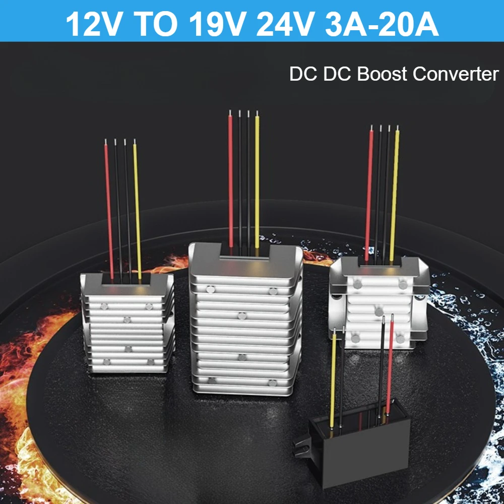 Booster 12V to 19V 24V Step-up DC DC Converter Stabilizer 12 Volt to 19 Volt 3A 5A 10A 15A 20A Car Boost Power Supply Module CE
Booster 12V to 19V 24V Step-up DC DC Converter Stabilizer 12 Volt to 19 Volt 3A 5A 10A 15A 20A Car Boost Power Supply Module CE