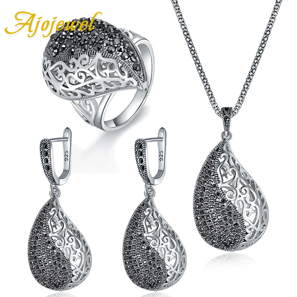 Size 7-10 Luxury Chunky Waterdrop Jewelry Set Vintage Hollow Earrings And Necklace Ring Size 7 8 9 High Quality Gifts For Women
Size 7-10 Luxury Chunky Waterdrop Jewelry Set Vintage Hollow Earrings And Necklace Ring Size 7 8 9 High Quality Gifts For Women