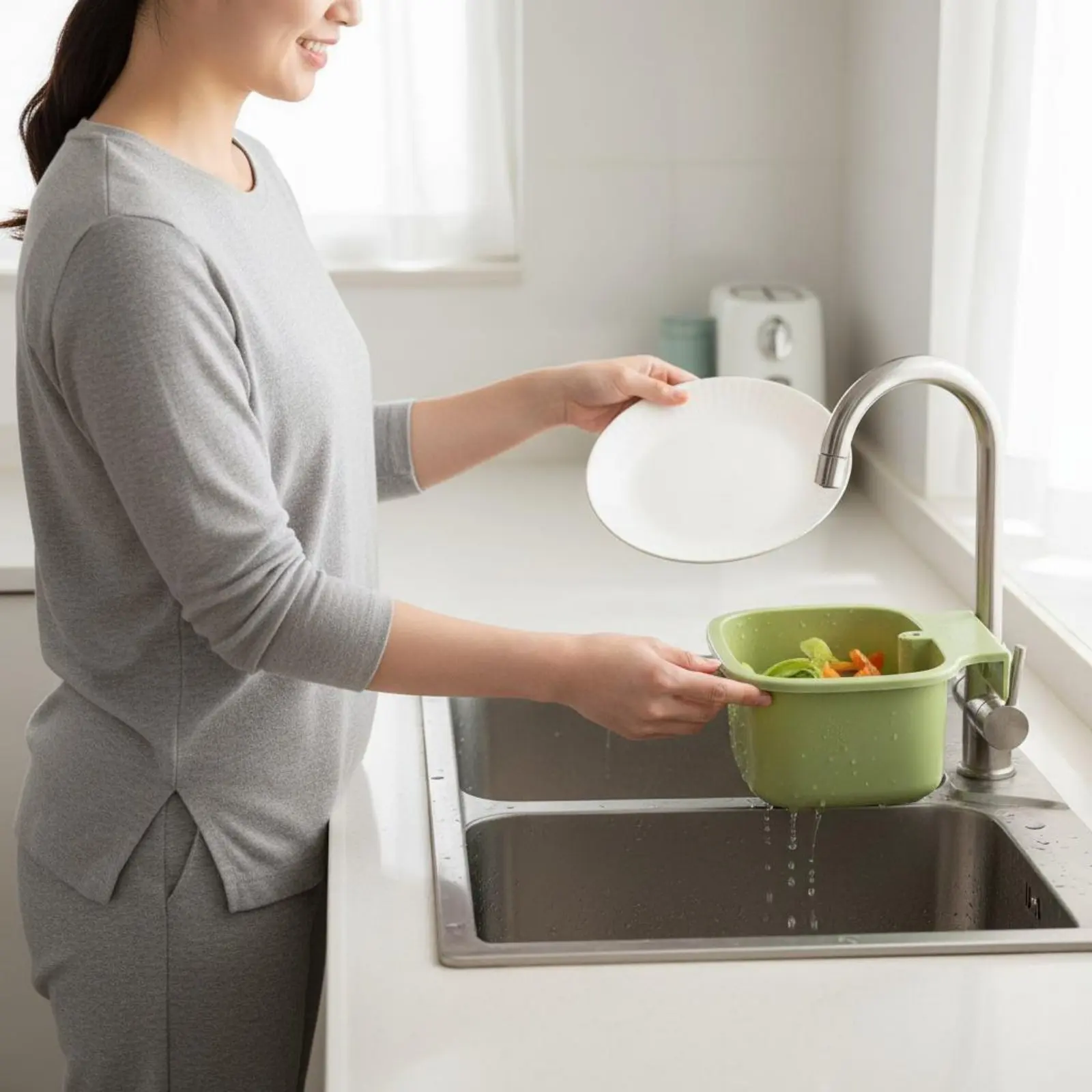 Food Waste Drain Basket Wet-Dry Separation Kitchen Sink Food Catcher
Food Waste Drain Basket Wet-Dry Separation Kitchen Sink Food Catcher