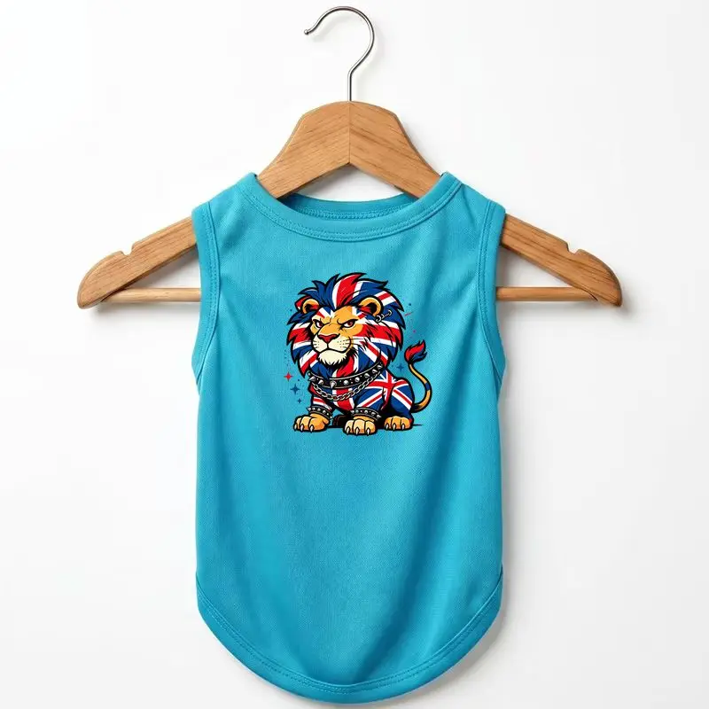 Union Jack Lion Dog Vest Summer Breathable Quick Dry Pet Tank Top Cool Outfit for Small Medium Dogs
Union Jack Lion Dog Vest Summer Breathable Quick Dry Pet Tank Top Cool Outfit for Small Medium Dogs
