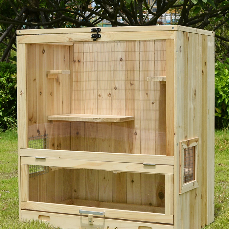 Chinchilla cage all solid wood fir natural villa household pet cabinet chassis drawer warm winter cool summer climbing cage
Chinchilla cage all solid wood fir natural villa household pet cabinet chassis drawer warm winter cool summer climbing cage