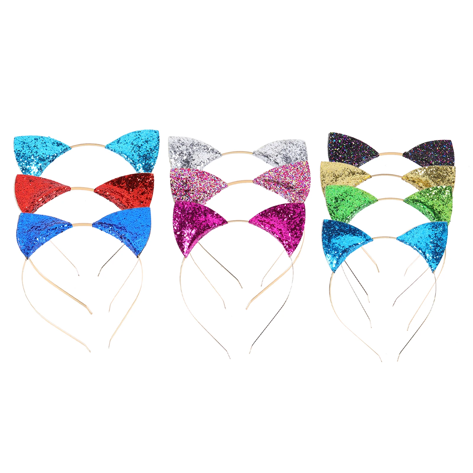 10 Pcs Glitter Headbands Hair Accessories Girls Lightweight Cat Ears Alloy Hoop Hairband Festival Halloween Kids Gift
10 Pcs Glitter Headbands Hair Accessories Girls Lightweight Cat Ears Alloy Hoop Hairband Festival Halloween Kids Gift