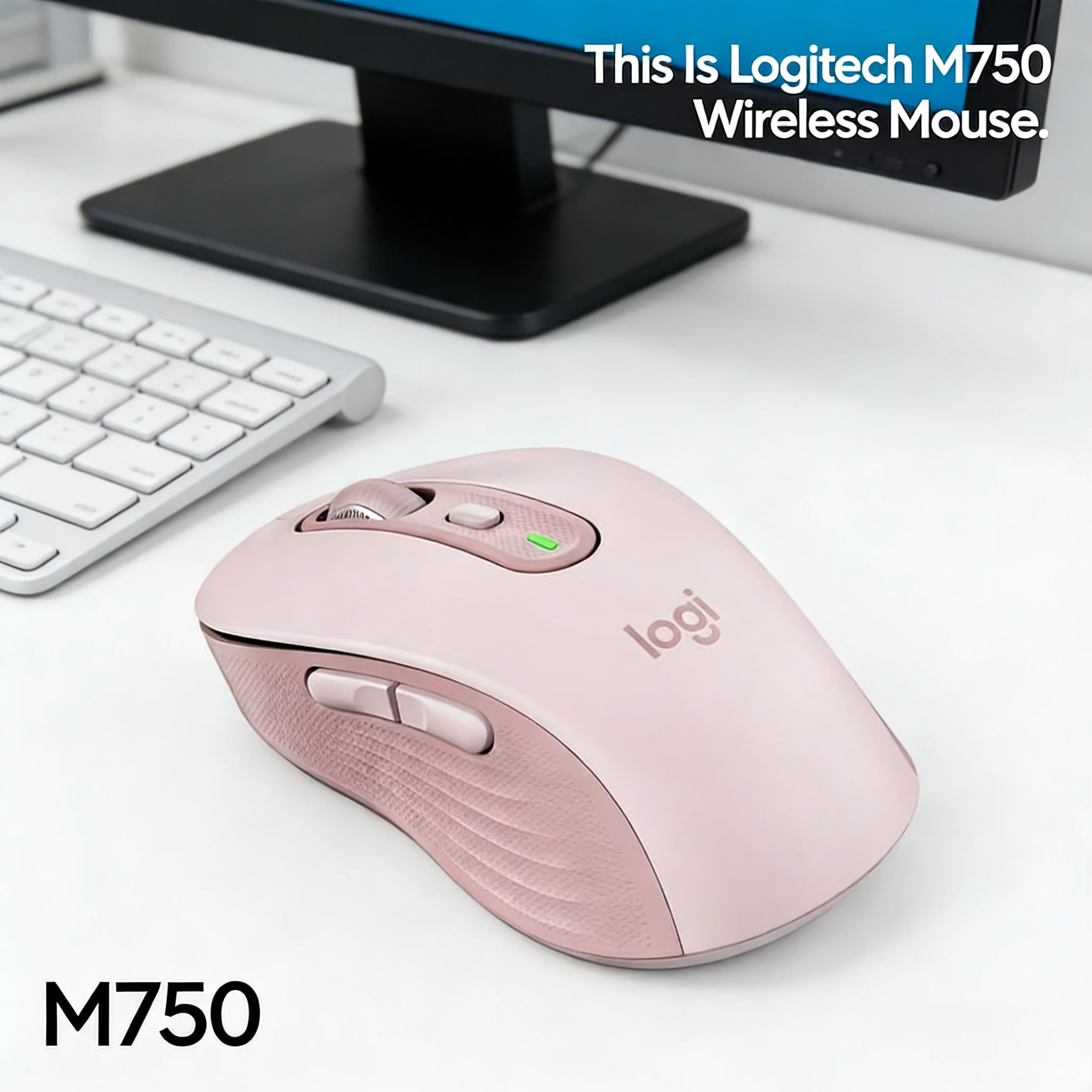 Беспроводная мышь M750 для левшей и правшей с удобным захватом, легкая, для путешествий, совместима с G304/G203/MX Anywhere 3S/M330/M650
Беспроводная мышь M750 для левшей и правшей с удобным захватом, легкая, для путешествий, совместима с G304/G203/MX Anywhere 3S/M330/M650