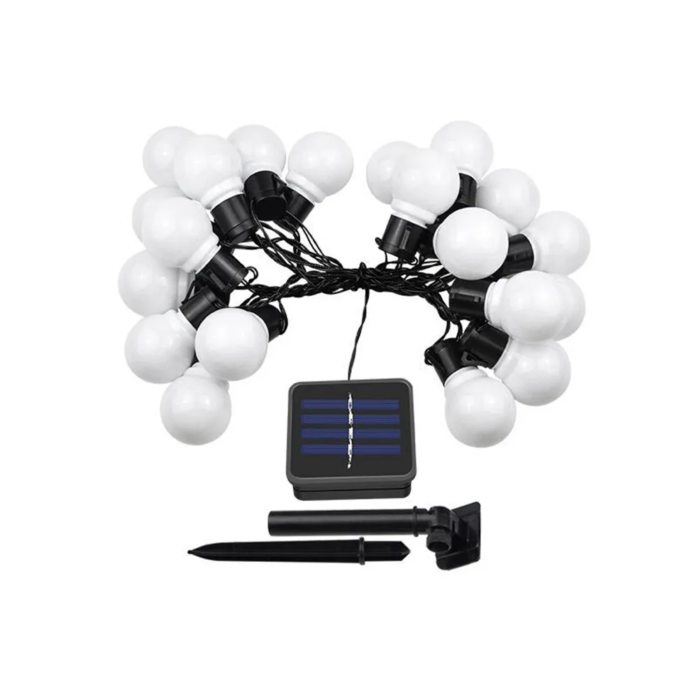 Outdoor Garland Street Decor Lamp Led Solar G50 Bulb Fairy String Lights Wedding Christmas Party Holiday Garden Decorations
Outdoor Garland Street Decor Lamp Led Solar G50 Bulb Fairy String Lights Wedding Christmas Party Holiday Garden Decorations