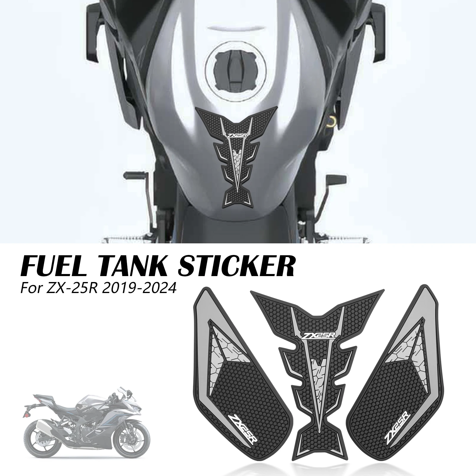 New Motorcycle Accessories Fuel Tank Cushion Knee Pad Fuel Tank Pads Side Sticker For ZX-25R zx 25r ZX 25R 2019-2024
New Motorcycle Accessories Fuel Tank Cushion Knee Pad Fuel Tank Pads Side Sticker For ZX-25R zx 25r ZX 25R 2019-2024