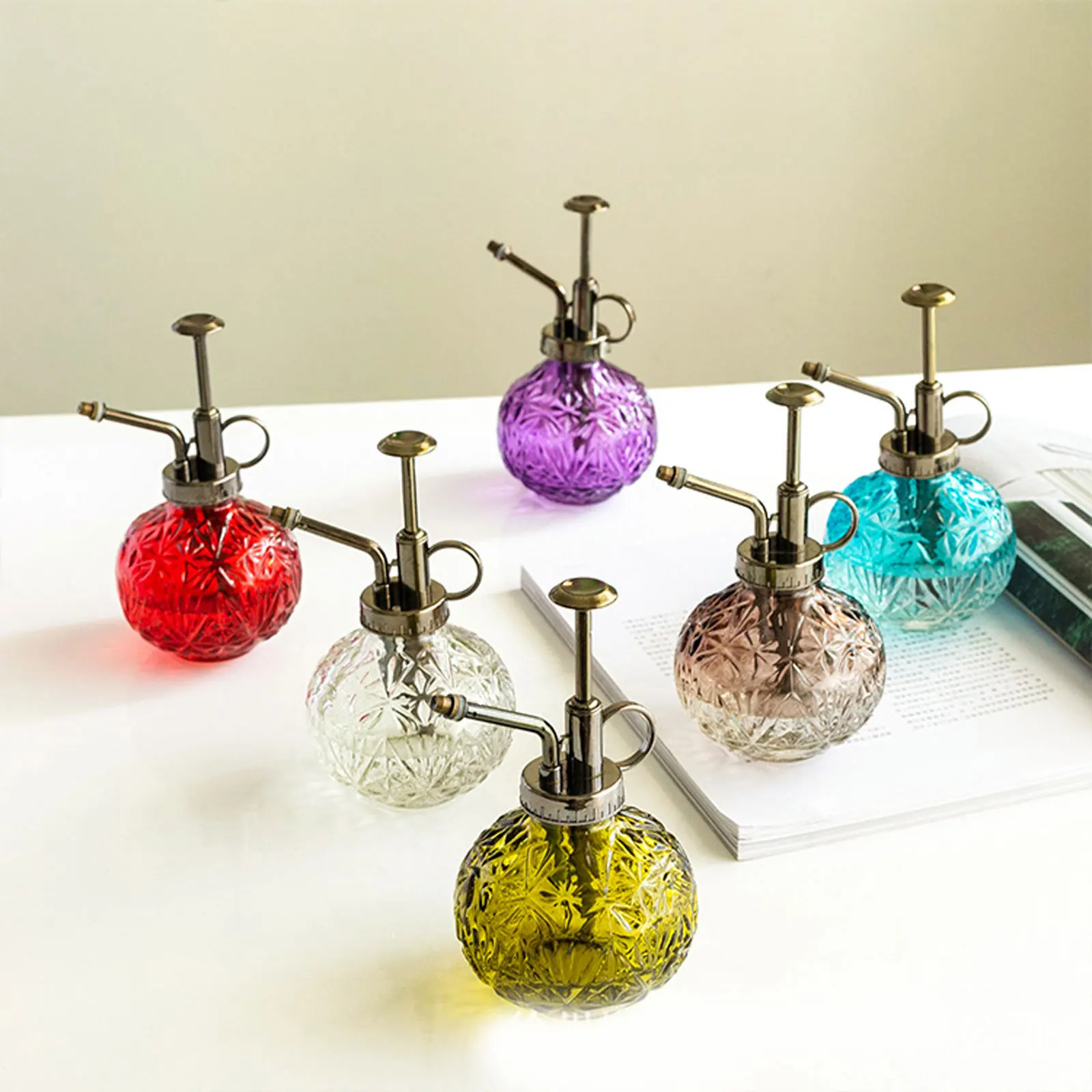 Embossed Glass Air Pressure Gardening Special Retro Small Can Disinfection Watering Bottle Household Glass Spray Bottle
Embossed Glass Air Pressure Gardening Special Retro Small Can Disinfection Watering Bottle Household Glass Spray Bottle