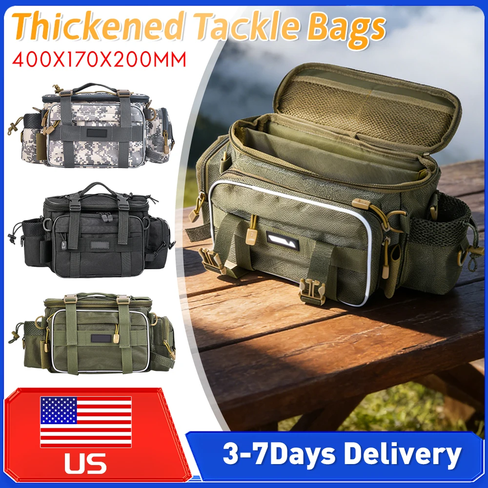 Сумка для рыболовных снастей уличная, утолщенная, большой вместимости, через плечо/на пояс, для хранения снаряжения для морской и пресноводной рыбалки, охоты, кемпинга
Сумка для рыболовных снастей уличная, утолщенная, большой вместимости, через плечо/на пояс, для хранения снаряжения для морской и пресноводной рыбалки, охоты, кемпинга