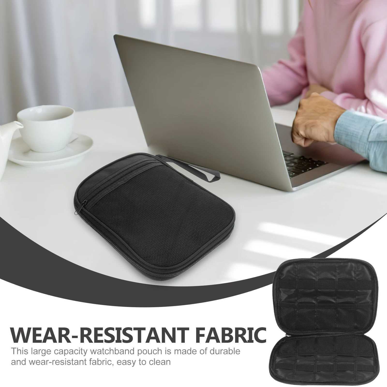 Large Capacity Watch Storage Bag Durable Polyester Watchband Organizer Portable Watch Pouch Water Resistant Travel Business
Large Capacity Watch Storage Bag Durable Polyester Watchband Organizer Portable Watch Pouch Water Resistant Travel Business