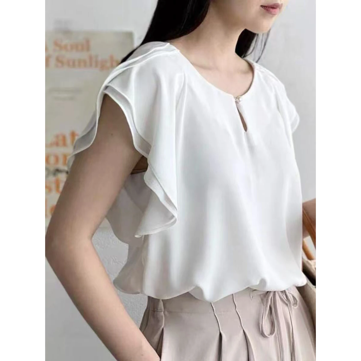 Retro New Chinese Sle irt Summer Trendy Slimming Plumpn Clothing Design Sense Ele Faionable Top Women's irt
Retro New Chinese Sle irt Summer Trendy Slimming Plumpn Clothing Design Sense Ele Faionable Top Women's irt