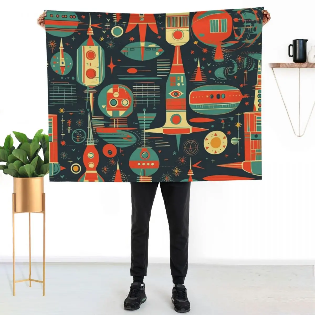 Retro Fusion Funk Throw Blanket Easy Care Comfortable Blanket for Couch
Retro Fusion Funk Throw Blanket Easy Care Comfortable Blanket for Couch