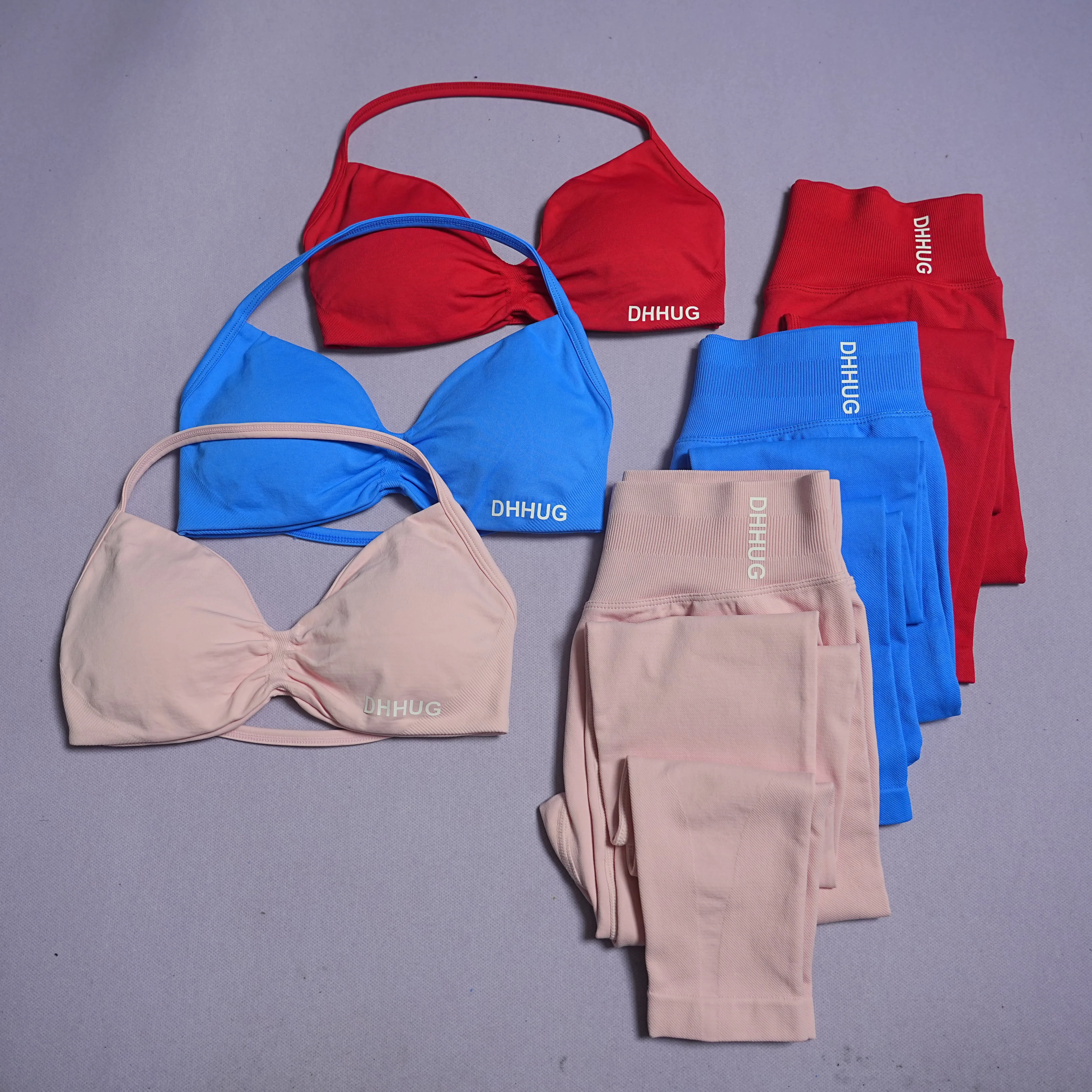 DHHUG Women's Two Piece Sports Set, Yoga Sports Underwear, Fitness Tight Pants, Bicycle Running Clothes, Seamless Sports Clothes
DHHUG Women's Two Piece Sports Set, Yoga Sports Underwear, Fitness Tight Pants, Bicycle Running Clothes, Seamless Sports Clothes