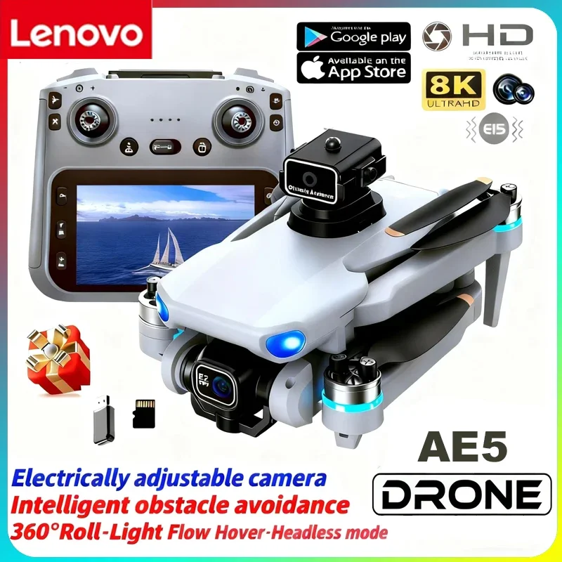 Lenovo AE5 RC Quadcopter Brushless Power 4K 8K HD Camera WIFI Screen Control Foldable Drone Professional Aerial Photography
Lenovo AE5 RC Quadcopter Brushless Power 4K 8K HD Camera WIFI Screen Control Foldable Drone Professional Aerial Photography