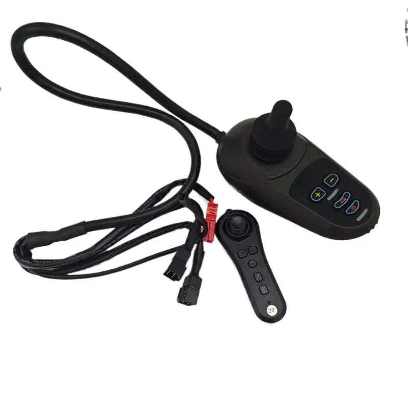 1pc Universal Electric Wheelchair Joystick Dual Controller Wireless Bluetooth Control Handle
1pc Universal Electric Wheelchair Joystick Dual Controller Wireless Bluetooth Control Handle
